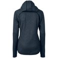 thumbnail image 3 of Women's Cutter & Buck  Heather Navy Los Angeles Angels City Connect Mainsail Full-Zip Hooded Jacket, 3 of 3