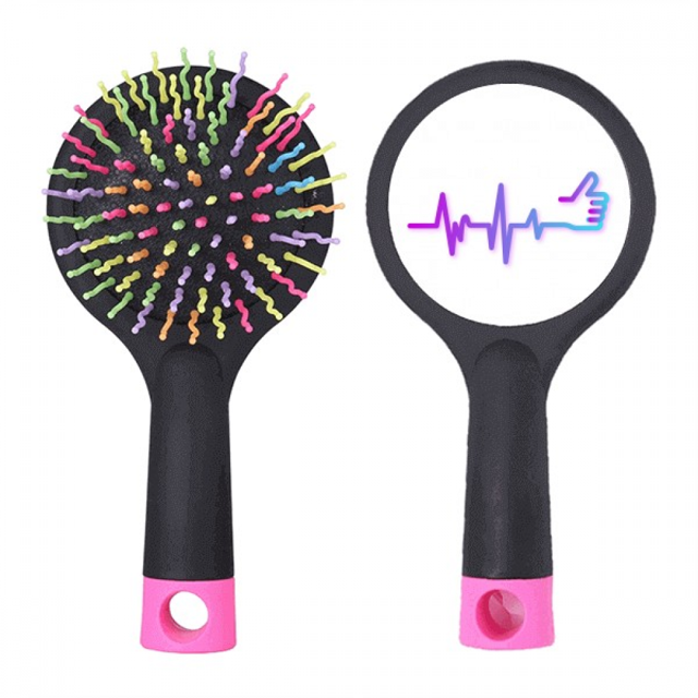Gesture Line Gradual Encouragement Salon Detangling Hair Brush Cushion Base