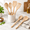 Maple Wood-Maple 6 PCS, variant on 6 12 Inch Hard Maple Wood Kitchen Utensils Set - Wooden Spoons For Cooking Nonstick Cookware