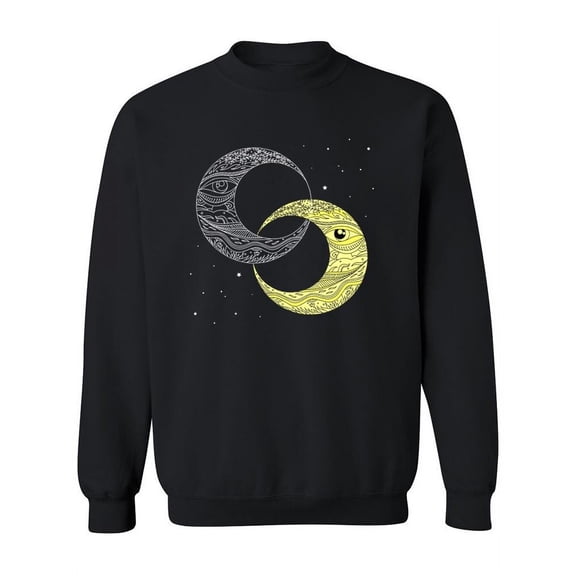 Couple Moon. Sweatshirt Women -Image by Shutterstock, Female Medium