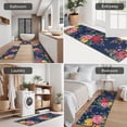 thumbnail image 5 of Pioneer Flower Floral Print Pattern Kitchen Rugs Sets Of 3,Kitchen Runner Rugs Non Skid Washable,Decorative Kitchen Floor Mats for Kitchen,Sink,Laundry,17"x30"+ 17"x47" + 17"x59", 5 of 6