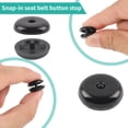 thumbnail image 3 of 10 juegos de kit de tope de cinturón de seguridad universal, botón de cinturón de seguridad a presión que evita que la hebilla del cinturón de seguridad se deslice hacia abajo del cinturón (, 3 of 5