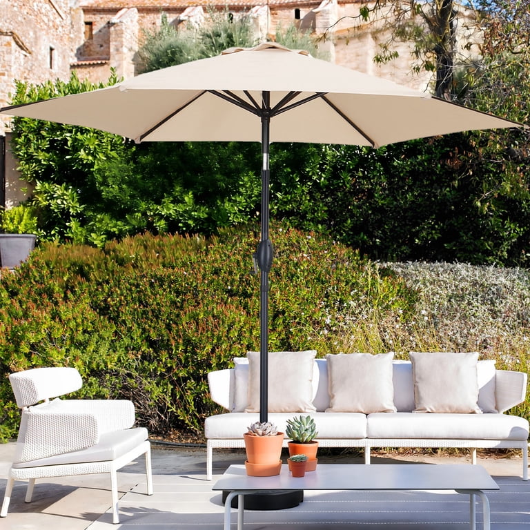 Autlaycil 9ft Patio Umbrella, Off-White Market photo 1