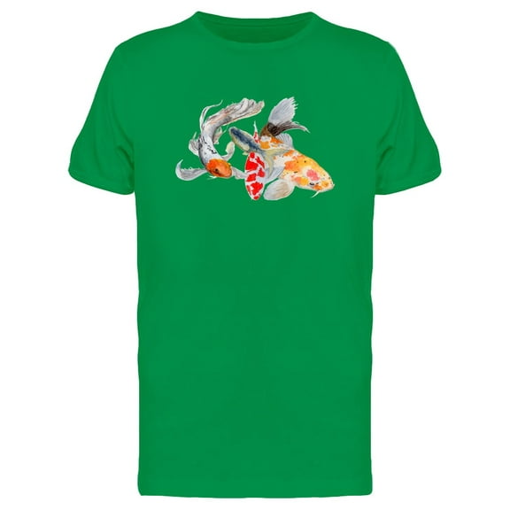 Three Koi Carp Painting Tee Men's -Image by Shutterstock