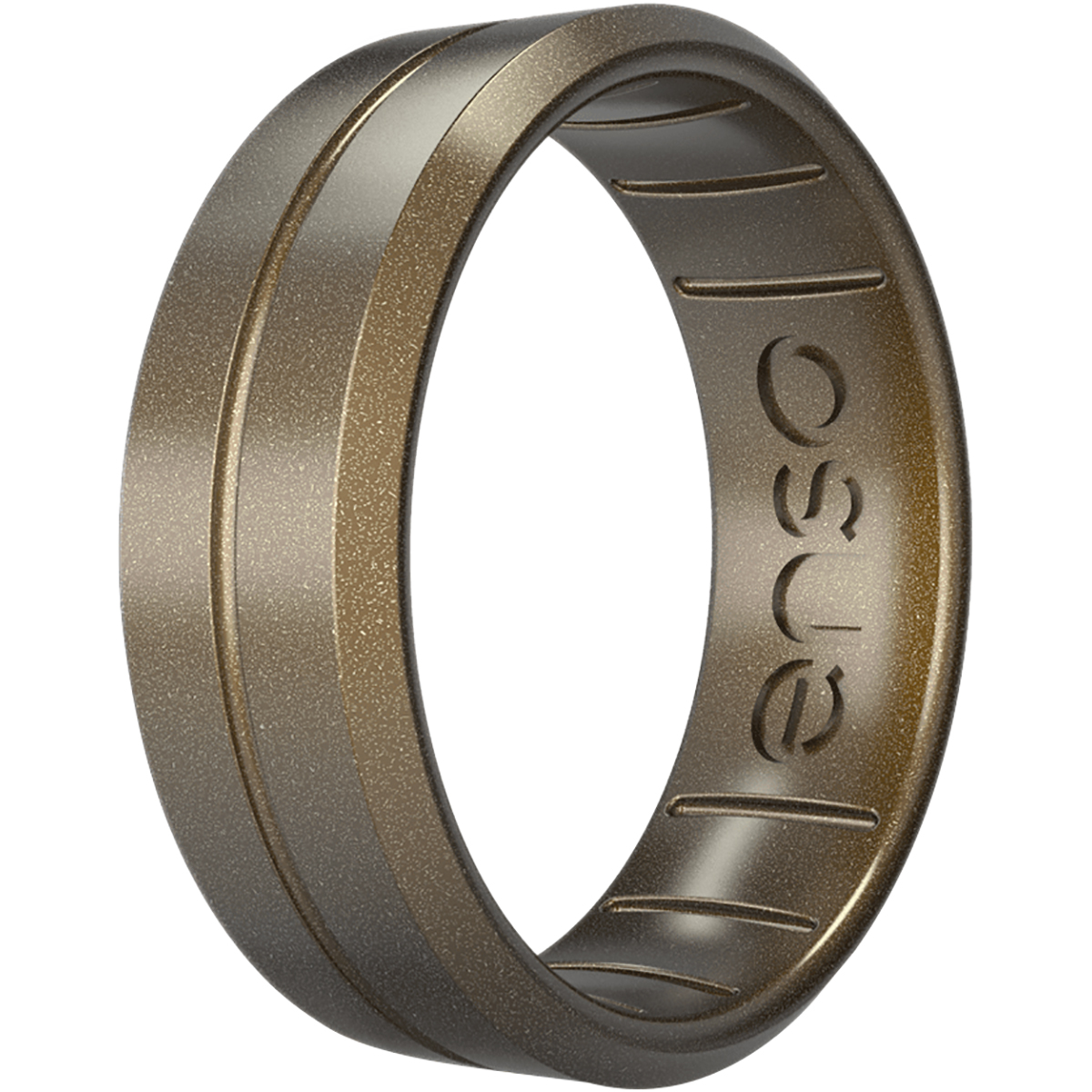 Enso Rings Classic Elements Series Silicone Ring – Safe Comfortable Wedding Band