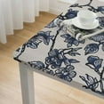 thumbnail image 4 of HAOXIT  Cotton Linen Vintage Rectangle Tablecloth Pastoral Floral Rustic Table Cloth Washable Table Cover for Indoor&amp;Outdoor,Farmhouse Decor,Picnic,Tabletop Decoration  36*36, 4 of 7