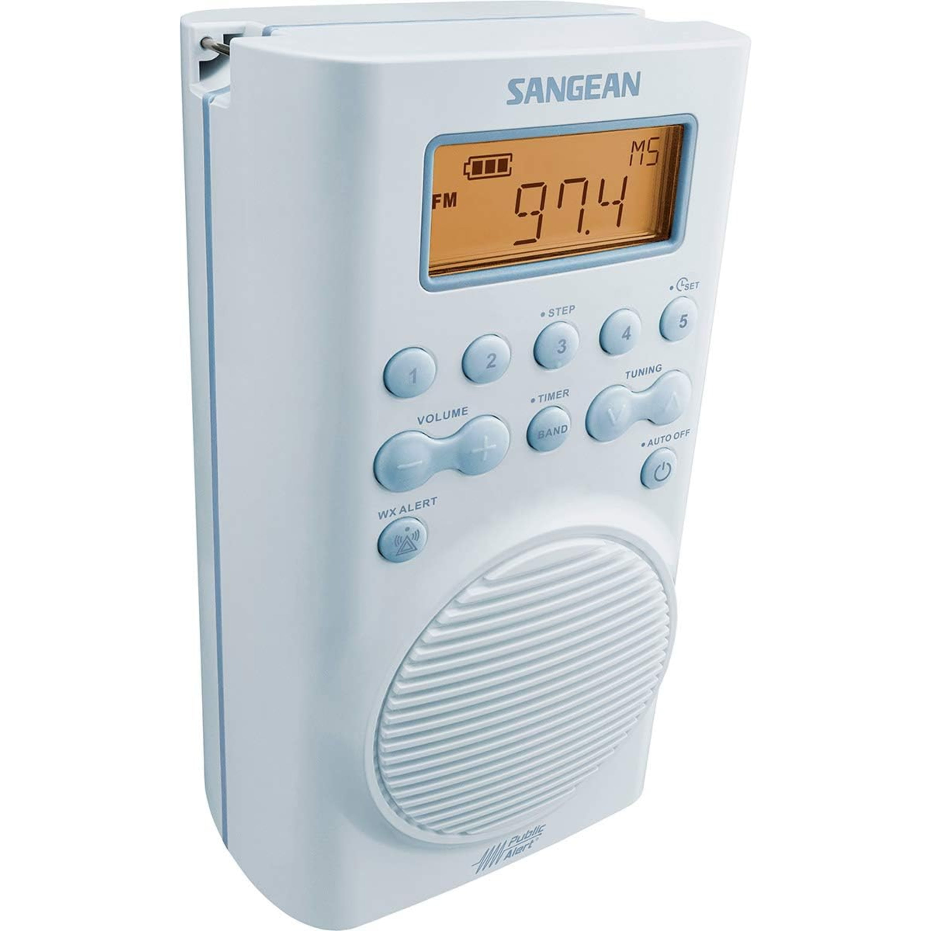 Sangean SG-100 Blue Waterproof Shower Radio