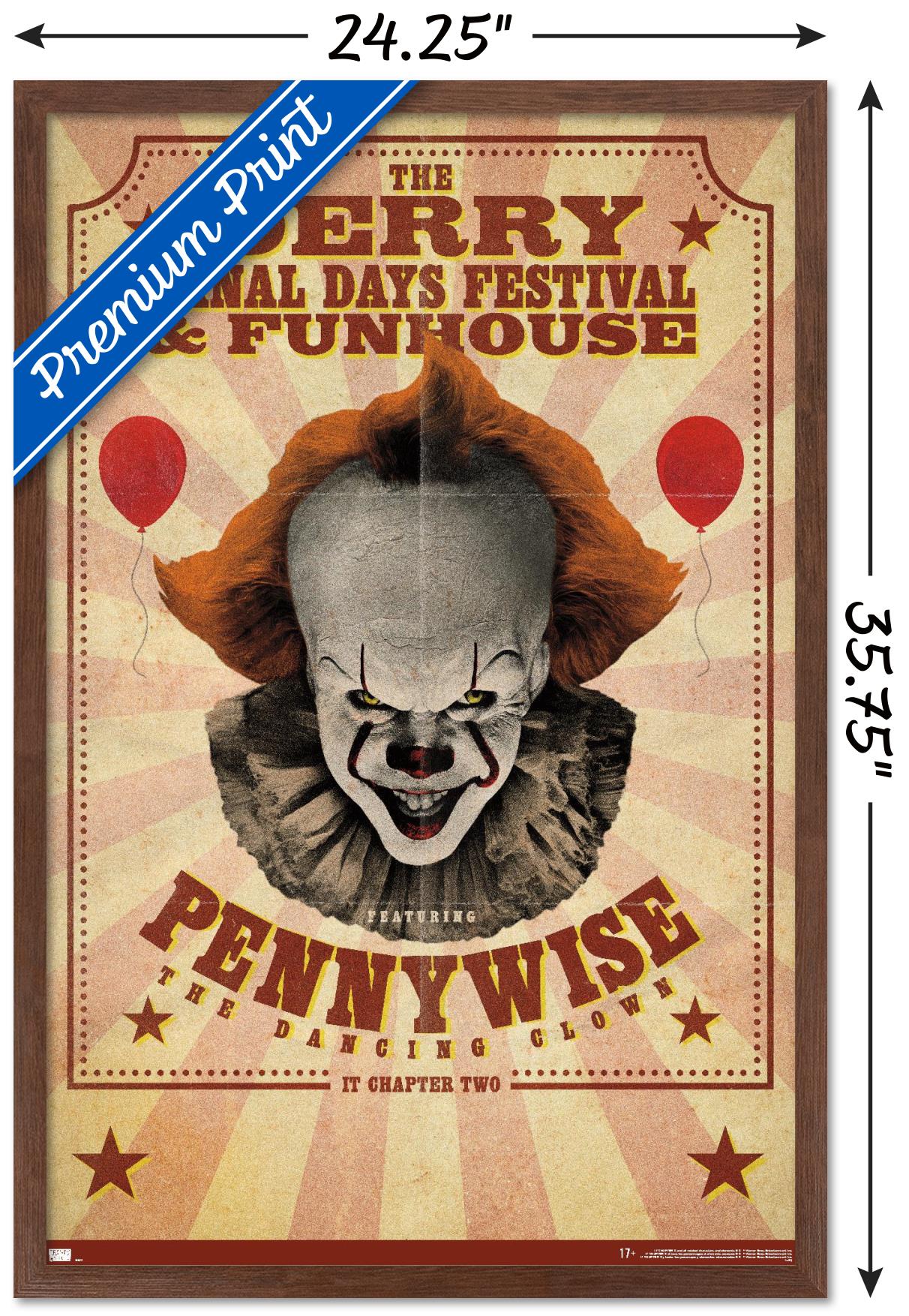 IT: Chapter 2 - Funhouse Wall Poster, 22.375" x 34", Framed