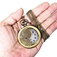 thumbnail image 5 of ZOLOHONI Vintage Pocket Watch with Chain for Men Women Gift, Easy Read Arabic Numerals Scale Quartz Pendent Fob Watches, 5 of 7