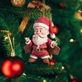 thumbnail image 5 of Iumwxz Christmas Gift Christmas Hanging Decoration Christmas Tree Decoration Santa Claus House Acrylic Hanging Decoration home decor christmas clearance outdoors indoor, 5 of 5