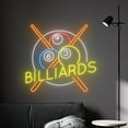 thumbnail image 3 of Handmadetneonsign Billiards Led Sign, Billiard Neon Sign, Billiards Pool Hall Neon Light, Billiard, 3 of 5