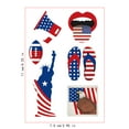thumbnail image 3 of Luminous Independence Day Sticker Flag Party Luminous Disposable Temporary Sticker, 3 of 6