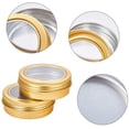 thumbnail image 4 of 14Pack 2 OZ Tin Cans Screw Top Round Aluminum Cans Screw Lid Containers with Clear Window, 4 of 7