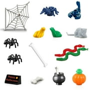 LEGO Animals Creepy Crawlers Critters Accessory Pack - Spiders  Frogs  Snakes Bones  Rat, Pumpkin and more!  