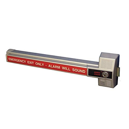 Detex ECL230X Ecl-230X Rim Exit Device W/Alarm, Steel, Brass, Stainless Steel, Bronze