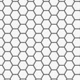 thumbnail image 4 of Transform Hexagon White Peel and Stick Wallpaper, 4 of 4