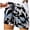 Sky Blue, variant on Women's High Waisted Baggy Shorts Plus Size Printing Summer Beach Drawstring Loose Cute Vacation Trendy Clothes Baggy Dressy Casual Womens Jorts with Pockets S-5XL