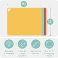thumbnail image 2 of Extra Thick Flexible Cutting Boards for Kitchen - Cutting Mats for Cooking, Colored Cutting Mat Set with Easy-Grip Handles | Non Slip Cutting Sheets, Flexible Plastic Cutting Board Set of 3 (15"x12"), 2 of 9