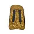thumbnail image 3 of Hirioo Gold Glitter for Large Grid Mesh Pencil Case with Zipper Stationery Organizer Case, 3 of 7