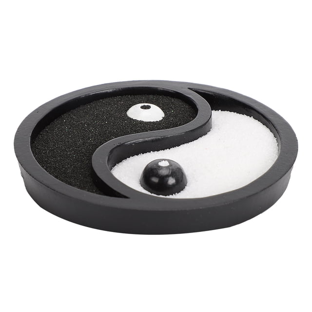 Jardín de arena Yin Yang portátil mesa de arena Yin Yang para regalo de aniversario familiar compañero de clase regalo de Acción de Gracias