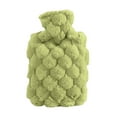 thumbnail image 2 of Extra Large Hot Water Bottle with Soft Plush Cover & Hand Pocket, Hot Water Bottle with Cover, Heating Bag for Sleeping, Hand Feet Warmer, Heat Compress for Daily Use(Green,500ml), 2 of 9