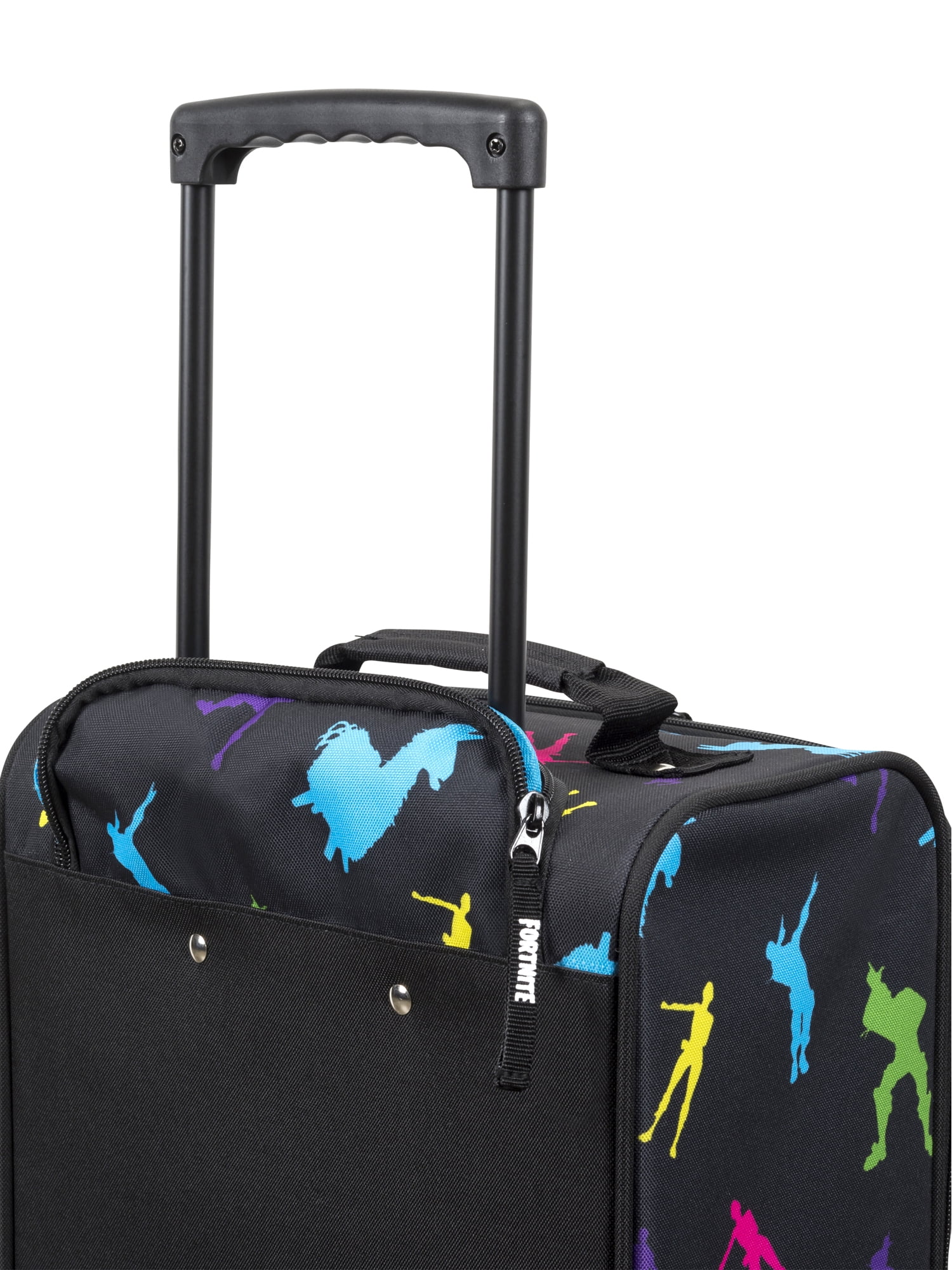 Fortnite 17.55” Unisex Upright Roller Luggage, Black
