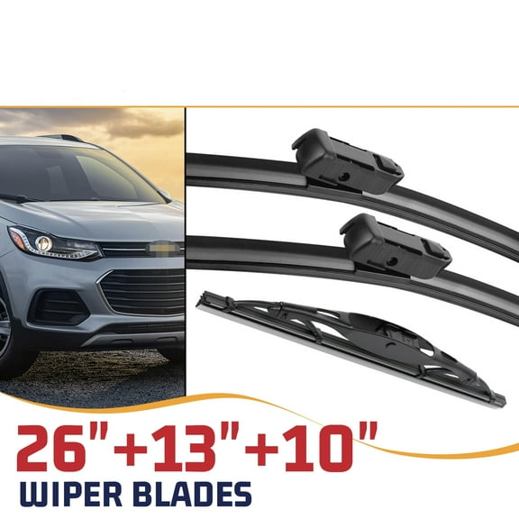 Windshield Wiper Blades 26" 13" 10" Replacement for 2013-2023 Chevrolet Trax Premium All Weather Blade