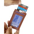 thumbnail image 5 of Bullz Leather Money Clip Wallet Front Pocket Card Holder with Magnet Clip and card ID Case, 5 of 5