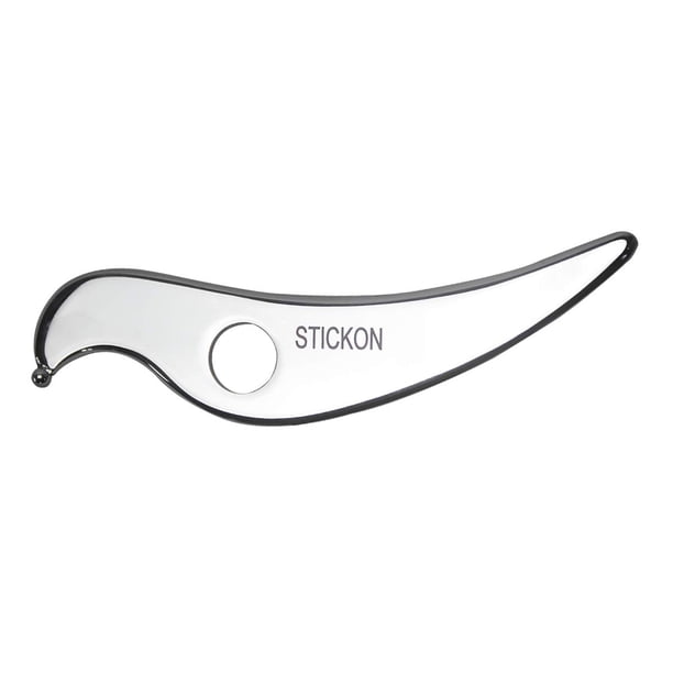 Herramienta de masaje de raspado Gua Sha de acero inoxidable - STICKON IASTM Tools Gran herramienta de movilización de tejidos blandos (forma B1)