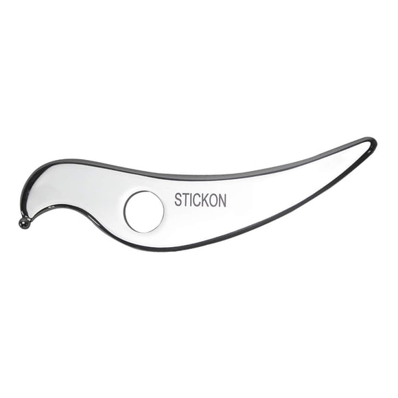 Herramienta de masaje de raspado Gua Sha de acero inoxidable - STICKON IASTM Tools Gran herramienta de movilización de tejidos blandos (forma B1)