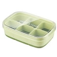 thumbnail image 1 of ziyahi Silicone Ice Cube Tray Mold Accessories Home Simple Small Size Multi-grid DIY Freezing Mould Kitchen Gadget Accessory Green, 1 of 9