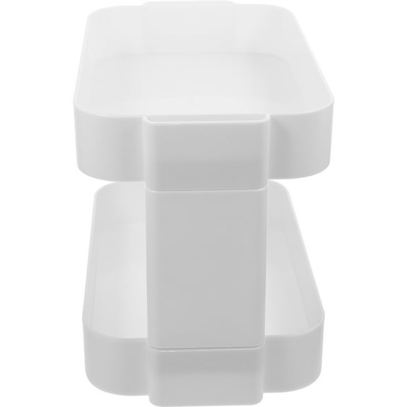 LEORX Desktop Makeup Storage Rack White 1Pack Back to School