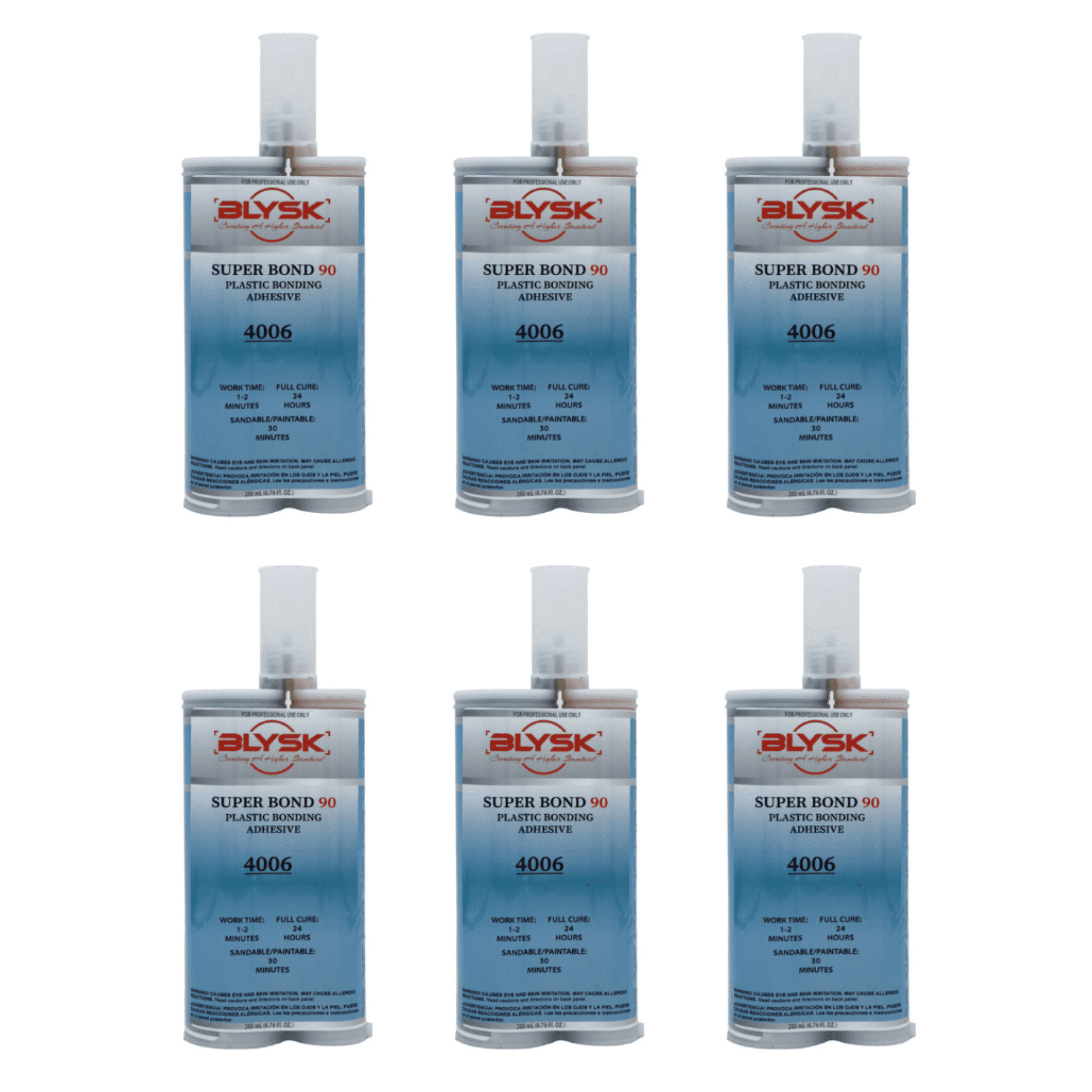 BLYSK Super Bond 90 Plastic Adhesive PR1.5 TwoPart FastSet Plastic