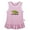 Pink Sleeveless Dresses, variant on I'm Fierce Funny Dresses For Baby, Newborn Babies Animal Crocodile Pattern Skirts, Infant Princess Dress, 0-24M Kids Graphic Clothes (Gray Raglan Dresses, 0-6 Months)