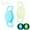 A-Luminous Green+Luminous Blue, variant on WHALEZON Airtag Holder for Cat, Air Tag Case for Cat Collar and Small Dog Collar