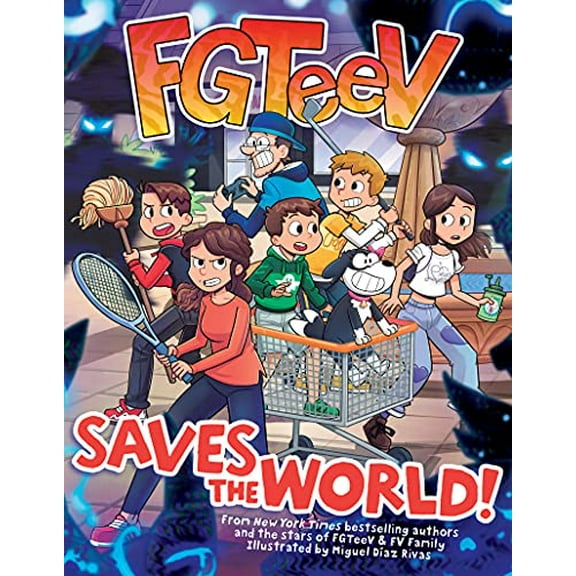 Pre-Owned Fgteev Saves the World!: A Graphic Novel (Paperback) 0063042622 9780063042629