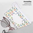 thumbnail image 3 of Portable Wipes Dispenser, Baby Wipes Bag Reusable Leaf Pattern Pull Out Type with Zip for Home, 3 of 7
