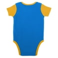 thumbnail image 3 of Newborn & Infant Powder Blue/Gold Los Angeles Chargers Home Field Advantage Three-Piece Bodysuit, Bib & Booties Set, 3 of 5