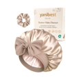 thumbnail image 1 of wonima11 Silk Hair Bonnet for Sleeping, Double Layer Hair Bonnet with Elastic Tie Band for Curly Natural Hair Reduce frizz, 1 of 1