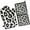 Leopard Print Pattern, variant on Gold and White Marble Kitchen Oven Mitt and Pot Holder Sets 4 Pcs for Baking, Cooking and Grilling, Heat Resistant Up To 392 °F