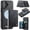 Black, variant on Case For iPhone 17 Pro RFID Blocking Compatible With MagSafe Detachable 2 In 1 Wallet With Card Holder,PU Leather Case, Holder Kickstand Magnetic Protective Women Men Cover,Black,For iPhone 17 Pro