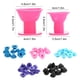 thumbnail image 5 of Rodillos para el cabello Soidarity 20 piezas Sin calor Azul oscuro 10 grandes 10 pequeños, 5 of 6