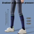 thumbnail image 4 of 3 Pairs Copper Compression Non-Slip Socks for Women & Men Circulation 15-20 mmhg - Better Blood Flow, Swelling, Best Support for Medical, Running, Nursing, 4 of 8