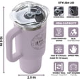 thumbnail image 2 of Christian Gifts for Women - Religious Gifts for Women - Birthday Gifts for Mom, Grandma, Sister, Friend, Coworker - Christmas Gifts - Inspirational Spiritual Catholic Gifts for Women - 40 Oz Tumbler, 2 of 6