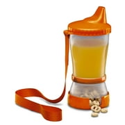 Angle View: Mommys Helper Sip-N-Snak Non-Spill Cup and Snack Container, Colors May Vary
