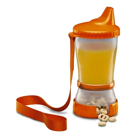 Mommys Helper Sip-N-Snak Non-Spill Cup and Snack Container, Colors May Vary