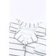 thumbnail image 3 of ABPHQTO Conjunto de pijama de manga larga y pantalones con estampado de rayas para mujer, 3 of 5