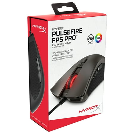 HyperX - Pulsefire FPS Pro Wired Optical Gaming Mouse with RGB Lighting - Black