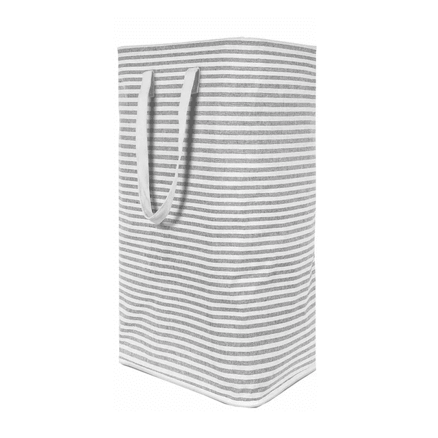 Cesto Plegable Grande Belug Para Ropa 75 L Gris de Rallas