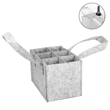 

Reusable Grocery Bags for Travel Camping and Picnic Perfect Wine Lover Gift